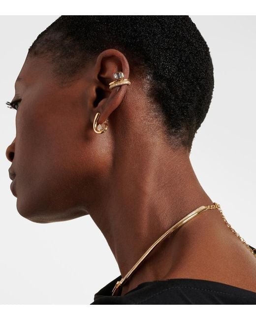 SHAY White 18Kt Ear Cuff With Diamonds