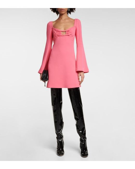 Giambattista Valli Pink Cut-Out Minidress