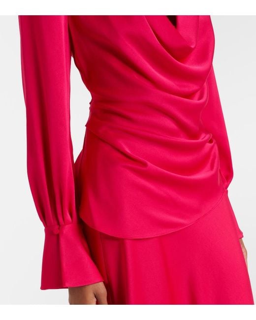 Top Symone di Jonathan Simkhai in Red