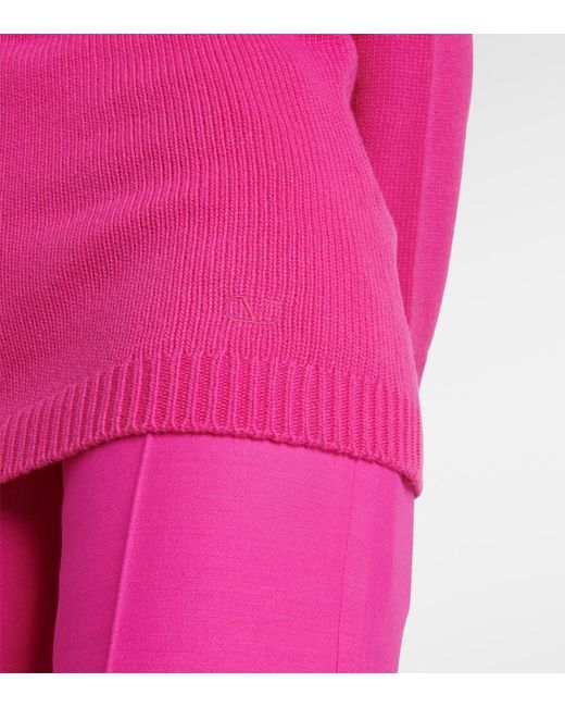 Valentino Pink Virgin Wool Sweater