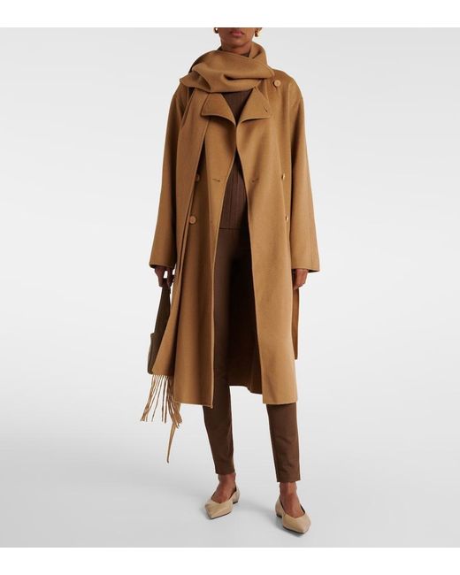 Joseph Brown Silk-Blend Plisse Turtleneck Sweater