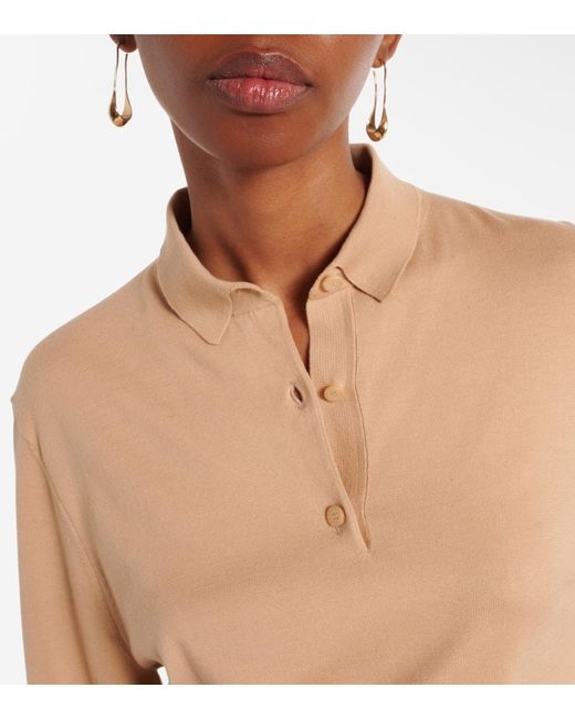 Polo Ice Wish De Algodon Loro Piana de color Brown
