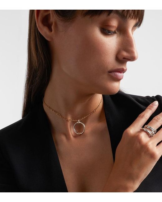 Collana Gravity di Spinelli Kilcollin in Metallic