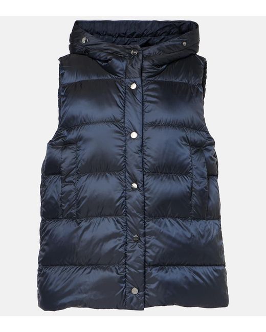 Max Mara Blue The Cube Wattierte Weste Jsoft
