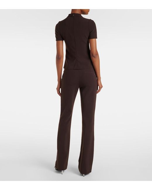 Courreges Brown Twill Top