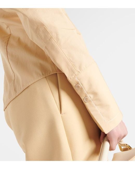 Tod's Natural Cotton Poplin Shirt