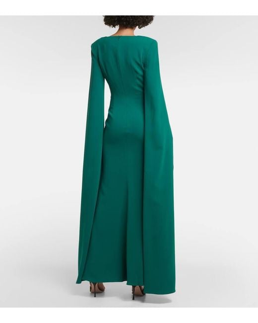 Roland Mouret Green Robe Aus Cady