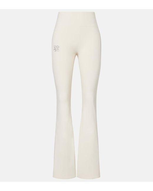 Loewe White X On Flared Leggings