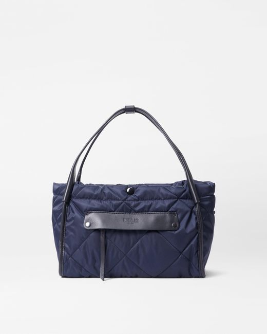 MZ Wallace Blue Dawn Quilted Small Madison Shoulder Bag