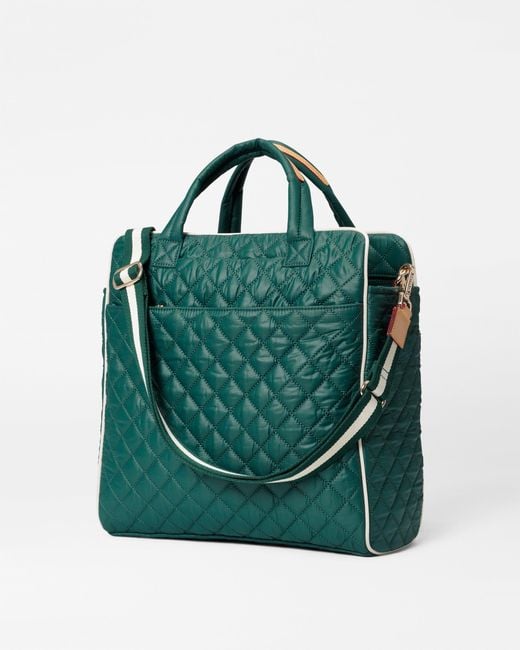 MZ Wallace Green Emerald/ecru Pickleball Tote