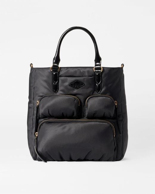 MZ Wallace Black Small Chelsea Top Handle Tote