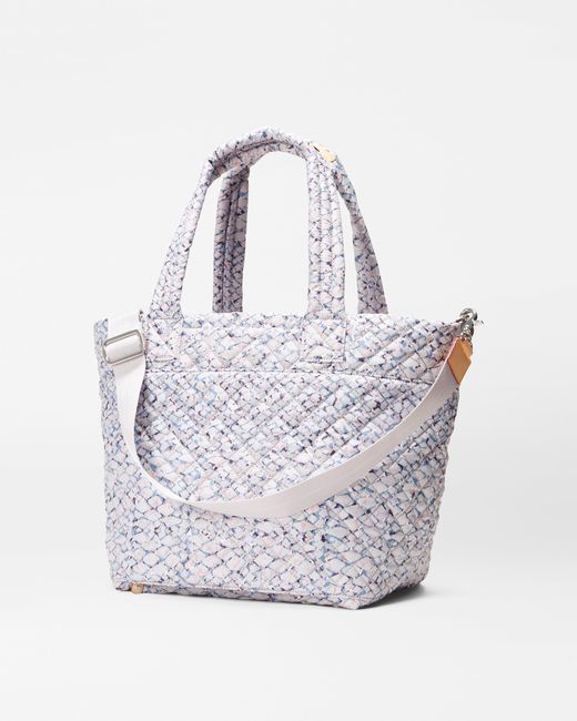 MZ Wallace White Summer Shale Medium Metro Tote Deluxe