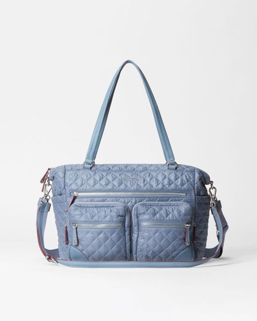 MZ Wallace Coastal Blue Crosby Traveler Lyst