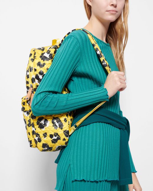 MZ Wallace Yellow Leopard Oxford Metro 