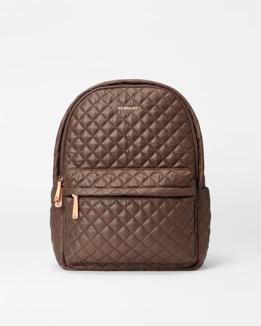 MZ Wallace Brown Walnut Metro Backpack Ii
