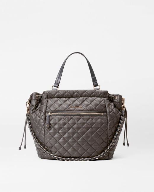 MZ Wallace Gray Magnet Crosby Anna Tote