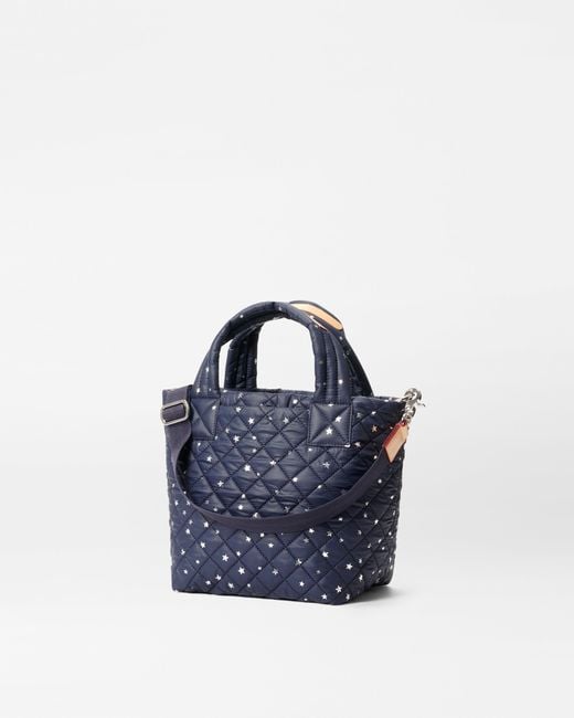MZ Wallace Dawn With Silver Star Mini Metro Tote Deluxe in Blue Lyst UK