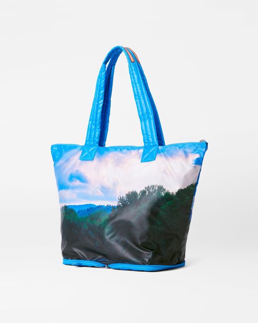 MZ Wallace Blue Woodland Packable Tote