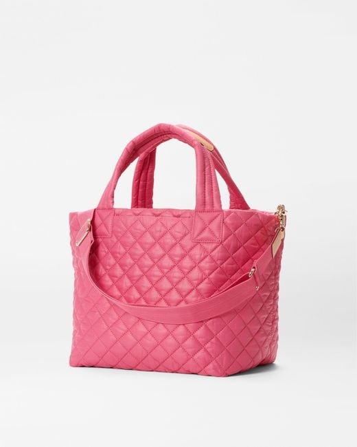 MZ Wallace Pink Zinnia Small Metro Tote Deluxe