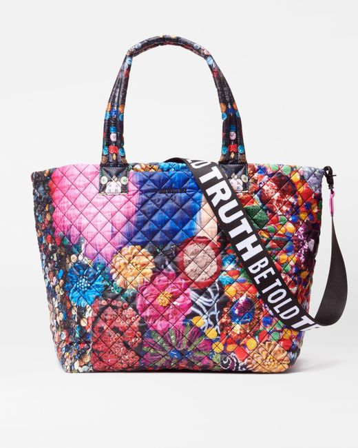 MZ Wallace Red Mzw X Nick Cave Large Metro Tote Deluxe