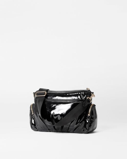 MZ Wallace Black Lacquer Small Chelsea Crossbody