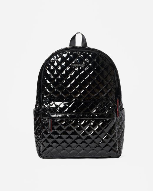 MZ Wallace Black Lacquer Metro Backpack Deluxe | Lyst Canada