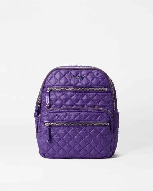MZ Wallace Purple Amethyst Small Crosby Backpack