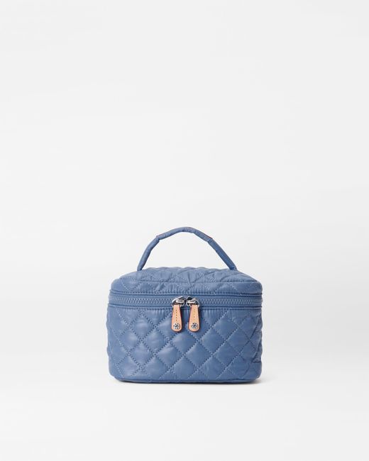 Chanel Chanel Blue Denim Vanity Case Cosmetic Bag