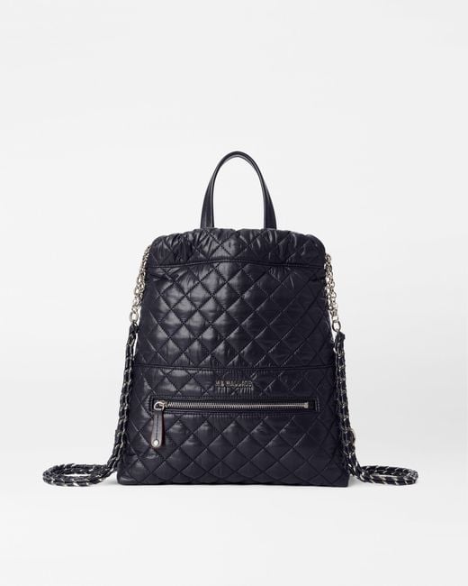MZ Wallace Blue Black Crosby Audrey Backpack