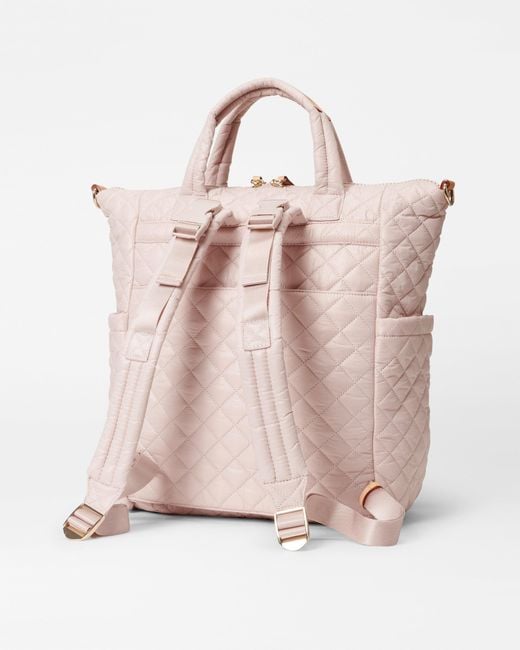 MZ Wallace City Pink Ballet Dancer Medium Metro Utility Backpack