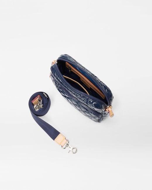 MZ Wallace Blue Navy Lacquer Small Metro Camera Bag