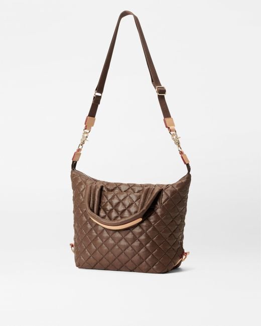 MZ Wallace Brown Walnut Small Sutton Deluxe