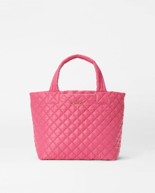 MZ Wallace Pink Zinnia Small Metro Tote Deluxe