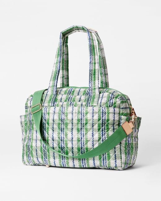 MZ Wallace Summer Plaid Small Sutton Deluxe Crossbody Bag