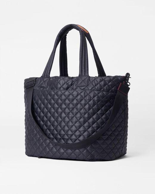 MZ Wallace Quilted Black Large Metro Tote Deluxe