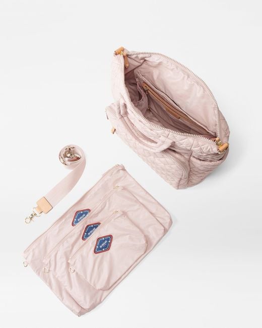 MZ Wallace City Pink Ballet Dancer Medium Metro Utility Backpack