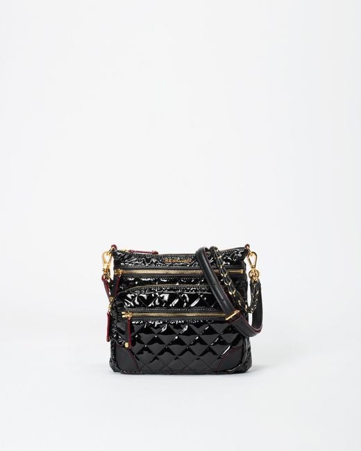 MZ Wallace Black Downtown Crosby Quilted Crossbody