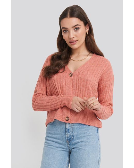 ribbed cropped cardigan