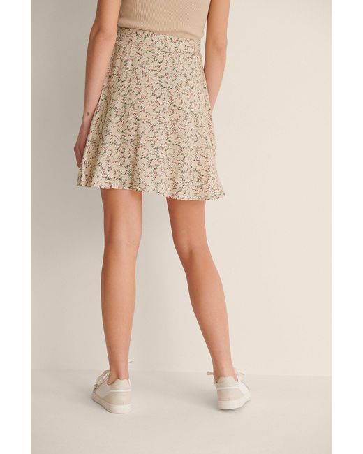 suede mini circle skirt