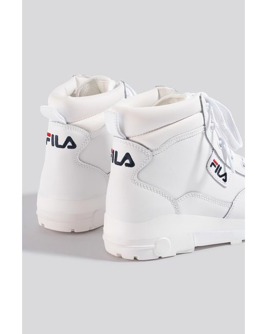 fila grunge mid white