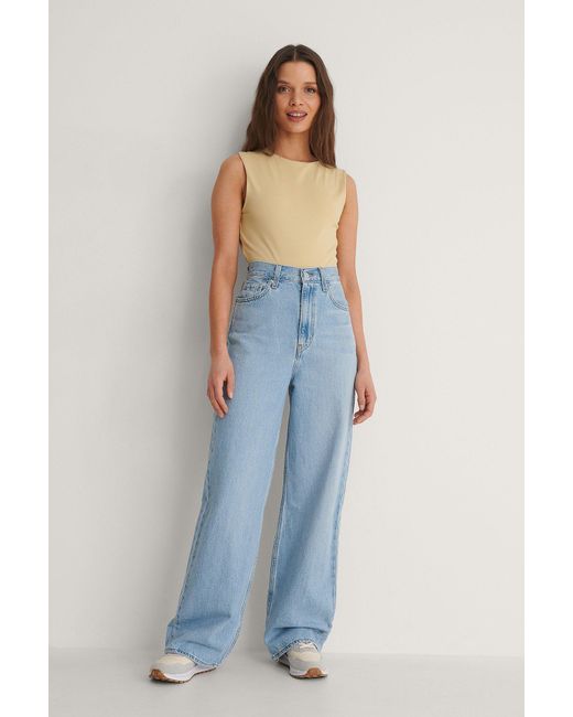 Levi's Blue High Loose Full Circle Jeans | Lyst
