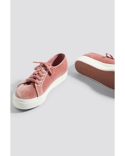 superga velvet dusty rose
