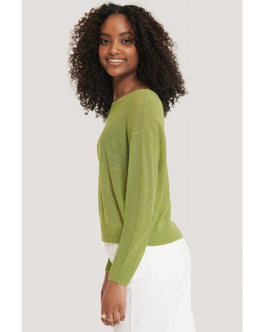 mango green sweater