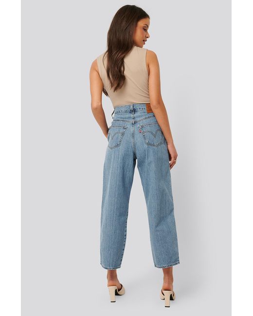 Levi's Denim Blue 80s Balloon Leg Jeans 