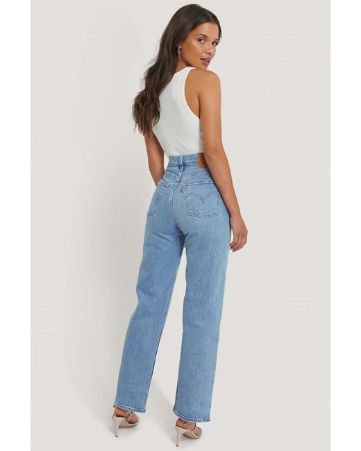 Levi's Blue Ribcage Straight Ankle Tango Gossip | Lyst UK