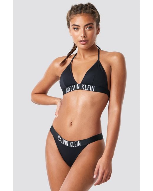 Calvin Klein Bikini Bottom Black | Lyst