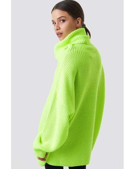 neon oversized sweater