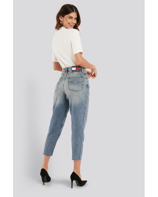 tommy hilfiger mom tapered jeans
