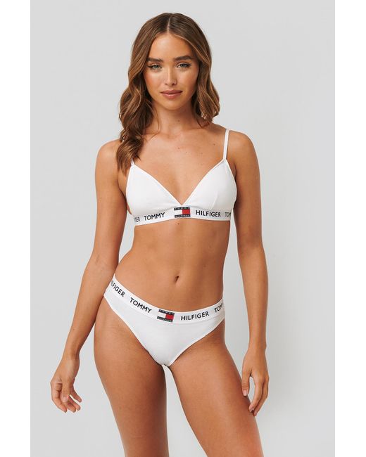 Tommy Hilfiger Bikini Coordinate Cotton Panties in Weiß | Lyst AT