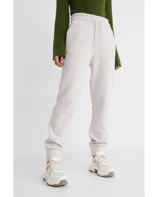 NA-KD Synthetic Grey Rushed Detail Jogger Pants - Save 22% - Lyst